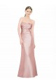 Stretch Satin A-Line Long Sleeveless Sweetheart Low Back Prom Dresses Barrie