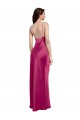 Stretch Satin A-Line Sleeveless Fuchsia Formal Evening Gown / Prom Dress / Bridesmaid Dress Barrie
