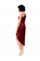 Stretch Satin Sheath Sheath Sleeveless Burgundy Black Tie Evening Gown / Prom Dress / Bridesmaid Dress Barrie