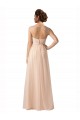 Tulle A-Line Long Sleeveless Bridesmaid Evening Gowns Barrie