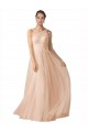 Tulle A-Line Long Sleeveless Keyhole Back Formal Dress / Bridesmaid Dress Barrie