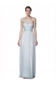 Tulle A-Line Long Sleeveless Mist Bridesmaid Dress Barrie