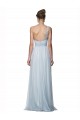 Tulle A-Line Long Sleeveless Mist Bridesmaid Dress Barrie