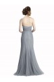 Tulle Mermaid Mermaid Sleeveless Slate Grey Bridesmaid Dress Barrie