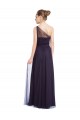 Tulle A-Line Sleeveless Black Bridesmaid Dress Barrie