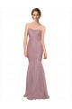 Tulle Mermaid Long Sleeveless Bridesmaid Dress Barrie