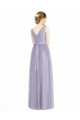 Tulle A-Line Sleeveless Lilac Bridesmaid Dress Barrie
