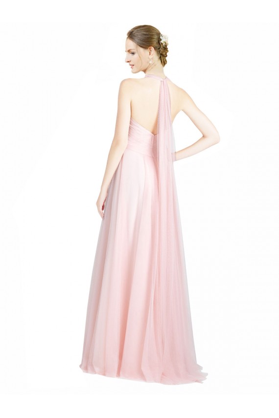 Tulle A-Line Sleeveless Mint Green Bridesmaid Dress Barrie