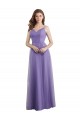 Tulle A-Line Long Sleeveless V-Back Formal Dress / Bridesmaid Dress Barrie