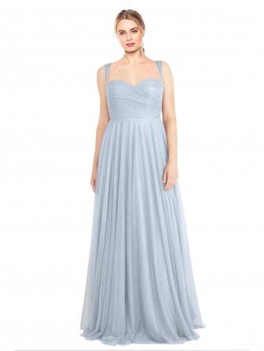 Tulle A-Line Long Sleeveless Evening Gown / Bridesmaid Dress Barrie