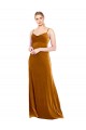 Stretch Velvet A-Line Long Sleeveless Prom Dress / Bridesmaid Dress Barrie