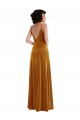 Stretch Velvet Trumpet Long Sleeveless V-Back Semi Formal Evening Dress / Prom Dress / Bridesmaid Dress Barrie
