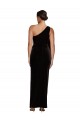 Stretch Velvet Sheath Long Sleeveless Formal Evening Gown / Prom Dress / Bridesmaid Dress Barrie