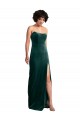 Stretch Velvet Sheath Long Sleeveless Low Back Black Tie Evening Gown / Prom Dress / Bridesmaid Dress Barrie